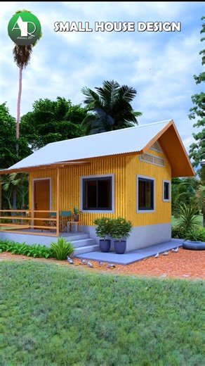 Simple Small House Design🏠#home #shorts