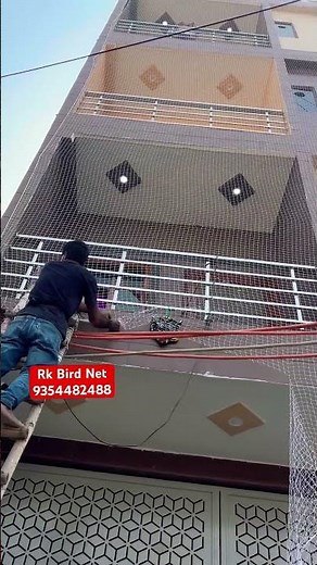 Professional Balcony Bird Net Installation | RK Bird Netting Gurugram | Pigeon Net for Balcony
