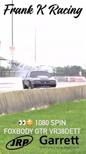 Sharking Through The Streetz on Instagram: "For Everyone Saying It’s Ai Here Is Another Perspective. FoxbodyGTR VR38DETT(6ixPack)Did A 1080 Spin At The Track @frank_kseries 😮‍💨💨🔥💯 Glad You Are Safe🙏🏽"