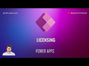 Licensing - Microsoft Power Apps