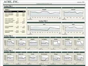 Excel Dashboards
