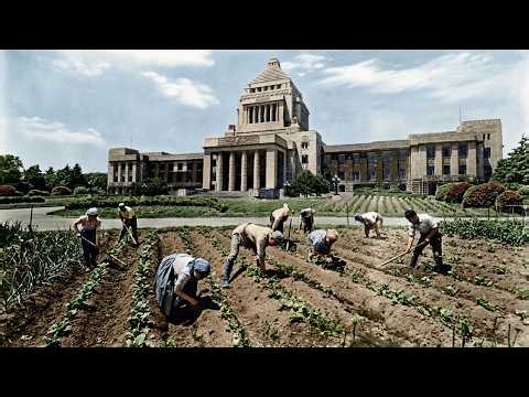【終戦後の日本】焼け野原から東京タワーまで｜戦後の写真をAIでフルカラー復元
