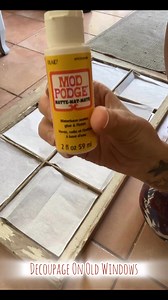 DIY decoupaged old windows! 🙌🏻 | 𝙹𝙸𝙻𝙻’𝚂 𝙲𝚁𝙴𝙰𝚃𝙸𝙾𝙽𝚂