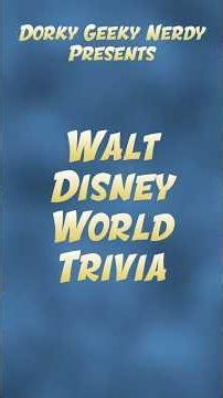 Walt Disney World Trivia - Daily Dose for August 2, 2026