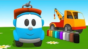Мультики Грузовичок Лева все серии. Учим цвета с Левой.