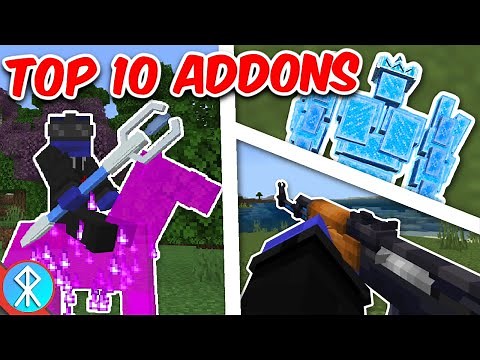TOP 10 ADDONS Of 2022 (MCPE/Bedrock Minecraft)