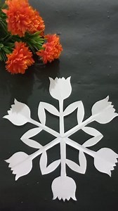 241K views · 2.4K reactions | Easy Snowflake #49 | Part- 49| #snowflakes #diy #craft | Subin Subran | Facebook
