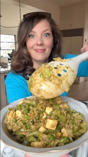 High protein, high fiber, filling meal #plantbasedweightloss