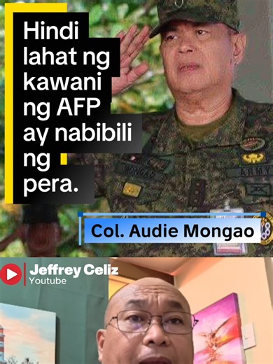Pagmamahal sa Bayan: Salamat Col. Audie Mongao