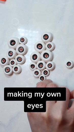 DIY Polymer Clay Eyes for Halloween Decoration