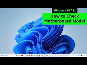 ✅ How to Check Your Motherboard Model in Windows 10 & 11 (Easy Guide)