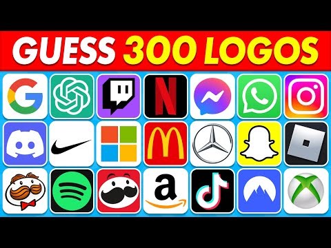 Guess the Logo in 3 Seconds | 300 Popular Logos | Logo Quiz 2026
