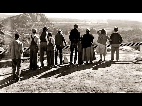1940 The Grapes Of Wrath filming location. The Joad family makes it to California. Chatsworth, Ca.