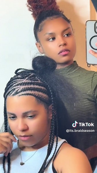 ✨✨ #braids #braidstutorial #braidstyle