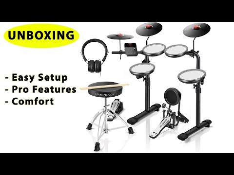 Electric Drum Set High-Quality Unboxing Review