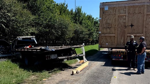 Tow truck driver seriously injured after getting hit by his own wrecker