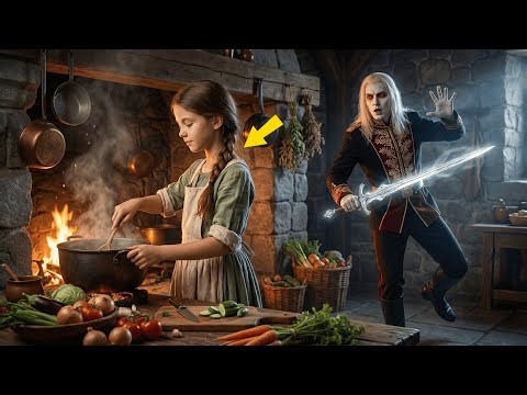 A DEAF MAID'S DAUGHTER KEPT COOKING WHILE THE VAMPIRE KING SPOKE—HIS SWORD FROZE WHEN HE SAW...