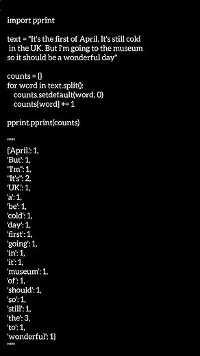 The ‘setdefault’ Method #coding #python