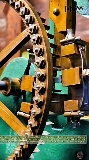 Classic Tower Clock Escapement: The Mechanical Heart of Timekeeping.