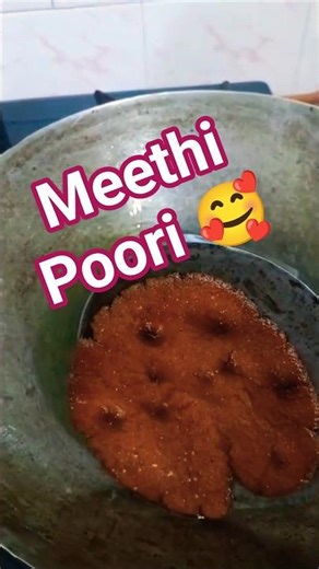 Meethi Poori Recipe | Crispy Sweet Poori at Home 😍🍯
