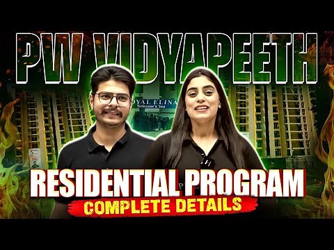 PW Vidyapeeth Residential Program Complete Details 💯 Ultimate Guide To Crack NEET 2026 with PW