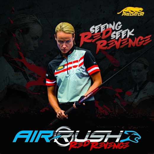 12K views · 46 reactions | Get ready for Revenge with the AirRush Red  #RedRevenge #AirRush #PredatorCues #billiards #cuesports | Predator Cues | Facebook