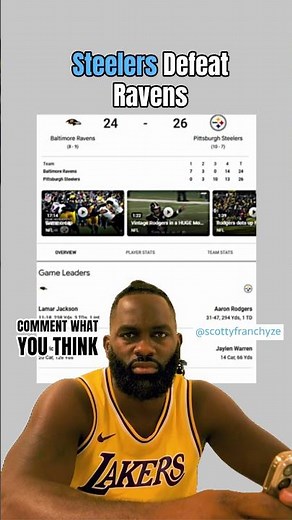 Pittsburgh Steelers vs Baltimore Ravens — Final Score & What Happened