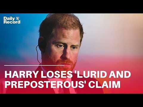 Harry and others’ claims against Daily Mail publisher dismissed in 'MOMENTOUS' defeat