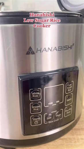 Hanabishi Low Sugar Rice Cooker with Digital Control Panel
