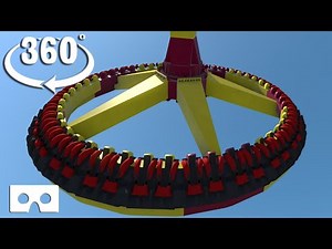 VR Video 360° 360 Roller Coaster Frisbee Ride Google Cardboard Virtual Reality