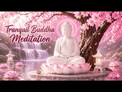 Tranquil Buddha Meditation 🌸 | Calm Mind, Inner Peace & Relaxation 🤍
