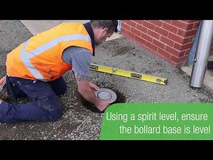 Removable Bollard installation