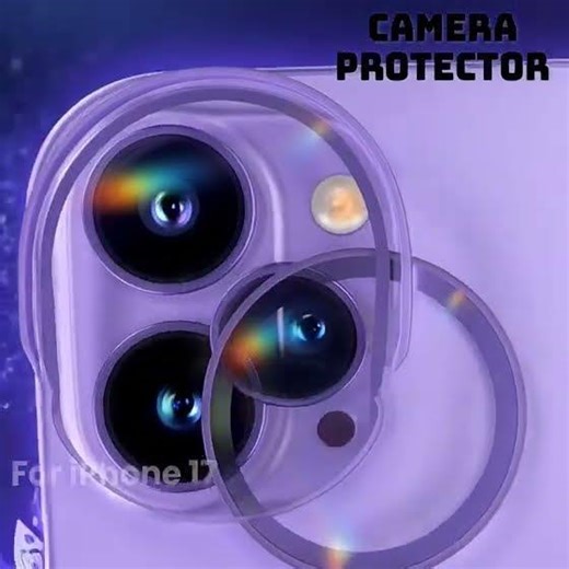 iPhone 17 Metal Camera Lens Protector – Tempered Glass Cover