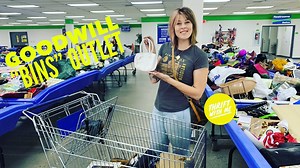 33K views · 1.3K reactions | Andrew and I visited the Goodwill Bins Outlet and spent $25. We found some pretty good treasures, despite the heat inside the bins. | Crazy Lamp Lady | Facebook