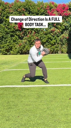 Paul Fabritz on Instagram: "Shiftiness and change of direction are full body tasks! We use this drill in Twitch Code 2.0 to strengthen the core and synchronize the lower/upper body for better shift and change of direction."