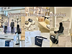 dior vlog 🤍 shopping haul and unboxing 🛍 philippines 💫