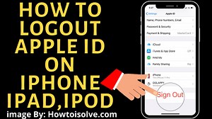 How to Sign Out Apple ID on Mac, iPhone in 2025