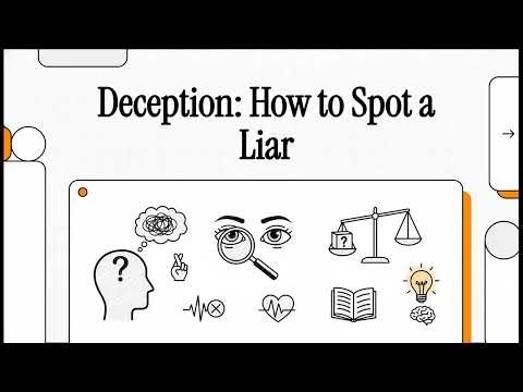 Deception : How to Spot a Liar?