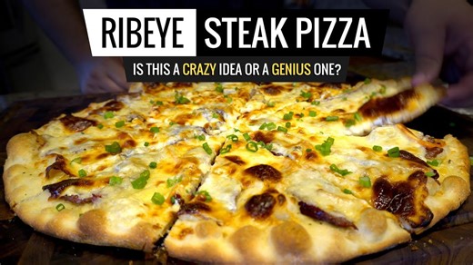 Steak on a Pizza? This Bone-In Ribeye Recipe is Wild!