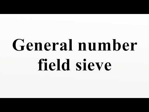 General number field sieve