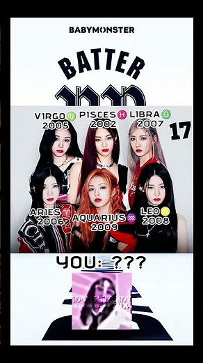 BABYMONSTER MEMBERS (ZODIAC SIGNS & BIRTH YEAR) ♈♉♊♋♌♍♎♏♐♑♒♓⛎