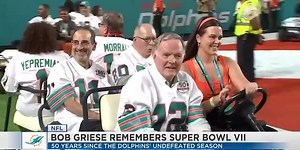 Bob Griese reminisces 50 years after leading Dolphins in the 1972 undefeated season