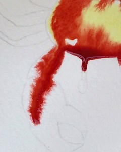 595K views · 778 reactions | Here's a time lapse of a little 呂, and thanks for all the sticker suggestions on my last post! I'll pop the Pufferfish video up after this  Materials used : • Koh-I-Noor watercolour discs from Micador For Artists. • White charcoal pencil for highlights from General Pencil Company. • 100% cotton watercolour paper from Arches papers.  "Divine Life Society" by Jesse Gallagher | Cindy Lane Art | Facebook