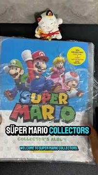 Super Mario Collector’s Album. 🎴🥸 #supermario #collection #collector #album #tcg #cards