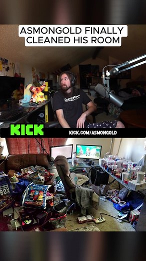 Asmongold Cleans His Room: A Refreshing Transformation
