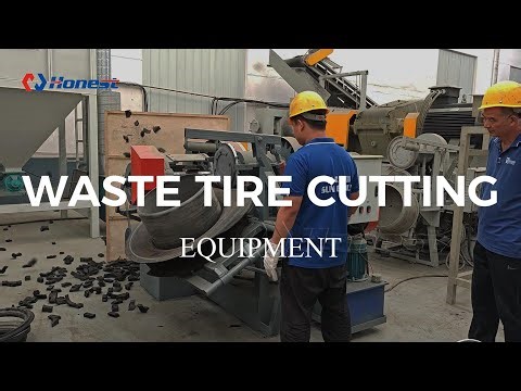 Tire Strip & Block Cutting Machine | Waste Tire Cutting Equipment