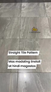 Straight Tile Pattern Installation, mas madali at hindi magastos #reelschallengereelschallenge #followerseveryone #serreyhousemakeover #fbreels #construction #Cavite #contractor | Ser Rey