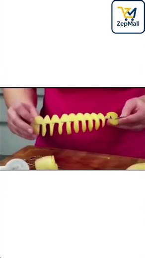 🌪️ Spiral-fry magic at home- this Potato Twister makes snack easy with those tornado potato spirals!