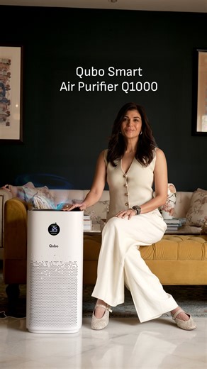 Archana Vijaya Puri 🌟 on Instagram: "We can’t control the pollution, smog, and dust around us, but we can surely protect our loved ones from the high and ever-growing AQI by bringing home the big, heavy-duty Qubo Smart Air Purifier Q1000. A good AIR day, every day! #Qubo #BreathePureLiveBetter #AirPurifier"