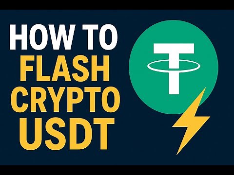 How To Flash USDT Crypto INSTANTLY